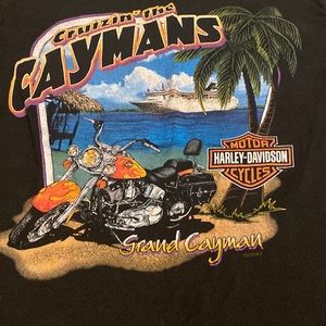 Harley Davison Grand Cayman Islands tee